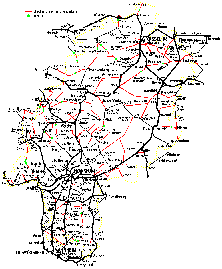 Karte Hessen